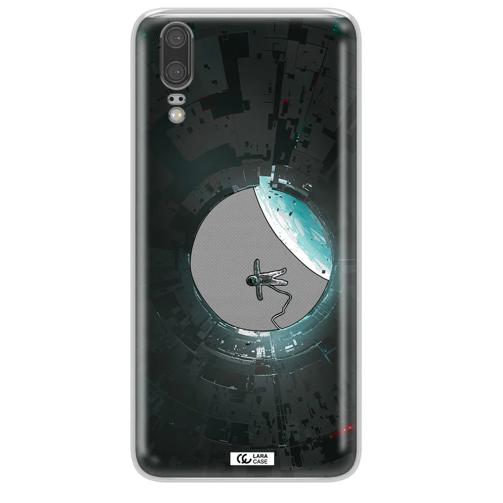 a astronaut in a space station Huawei P20 Clear TPU Case