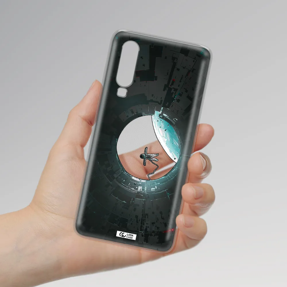 a astronaut in a space station Huawei P30 Clear TPU Case