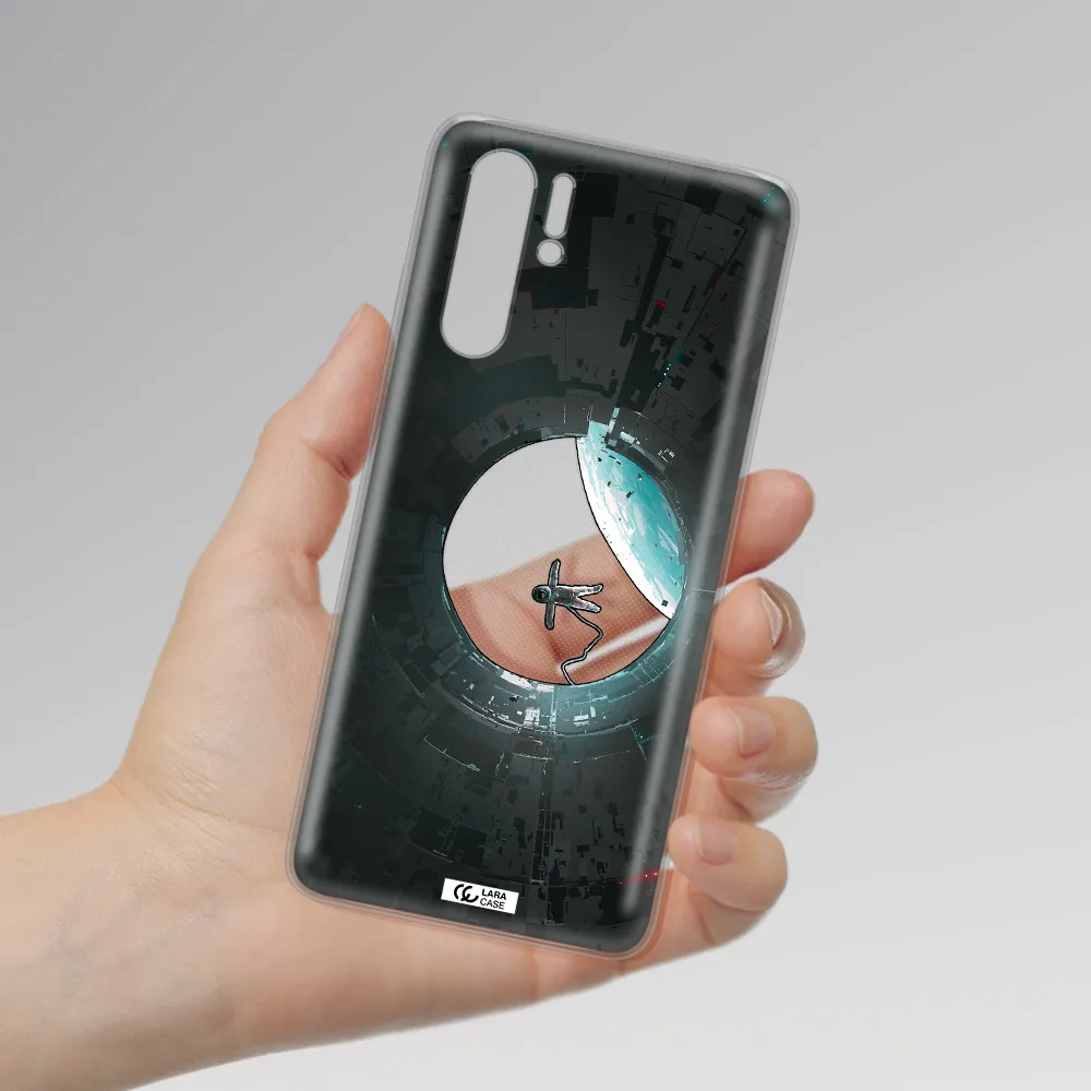a astronaut in a space station Huawei P30 Pro Clear TPU Case