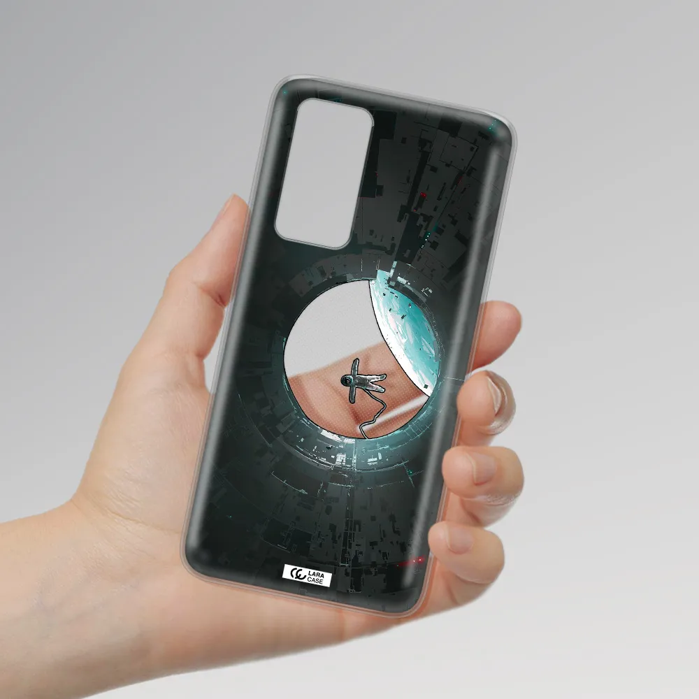 a astronaut in a space station Huawei P40 Clear TPU Case