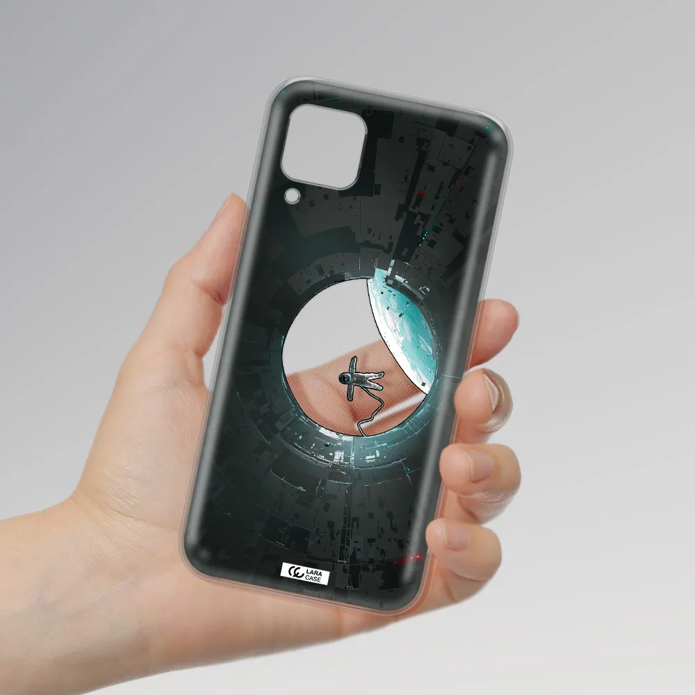 a astronaut in a space station Huawei P40 Lite Clear TPU Case