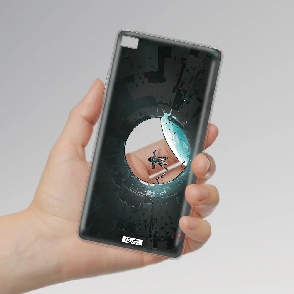 a astronaut in a space station Huawei P8 Clear TPU Case