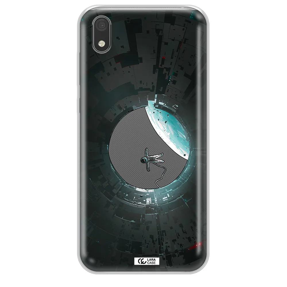a astronaut in a space station Huawei Y5 2019 Clear TPU Case
