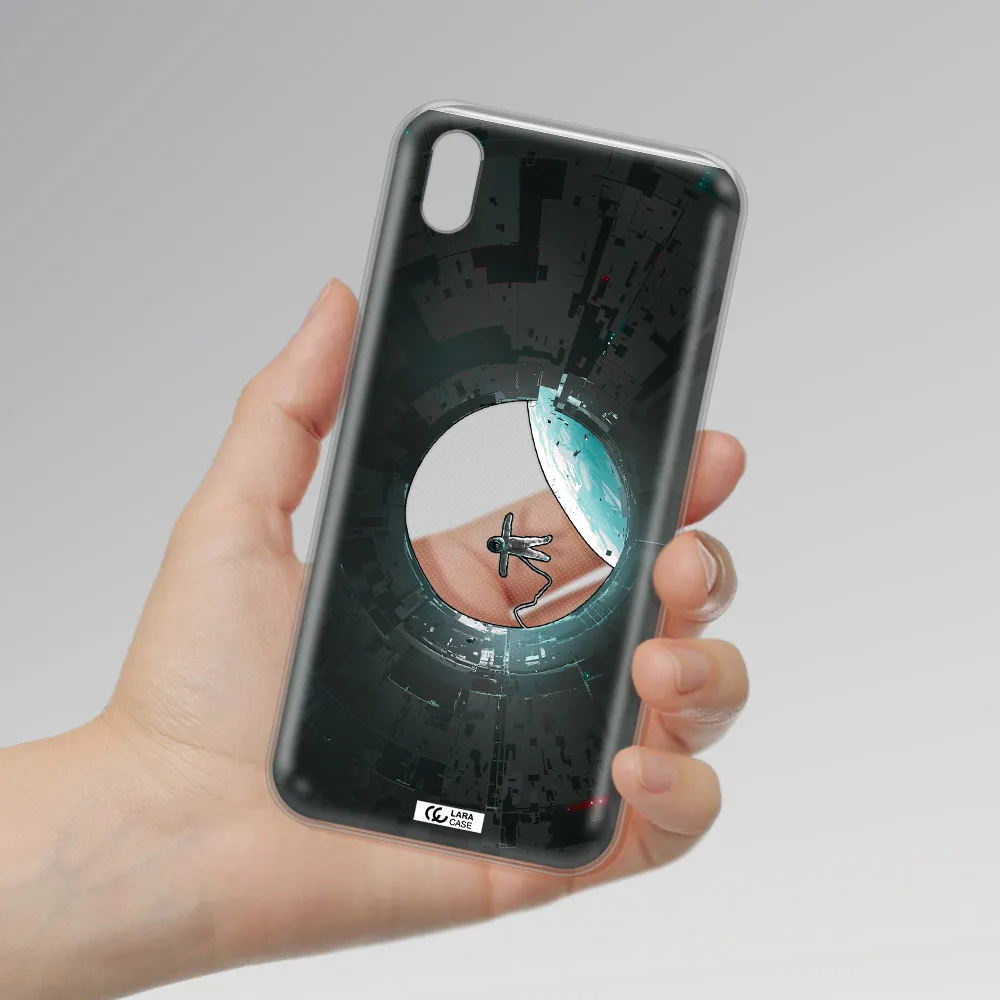 a astronaut in a space station Huawei Y5 2019 Clear TPU Case