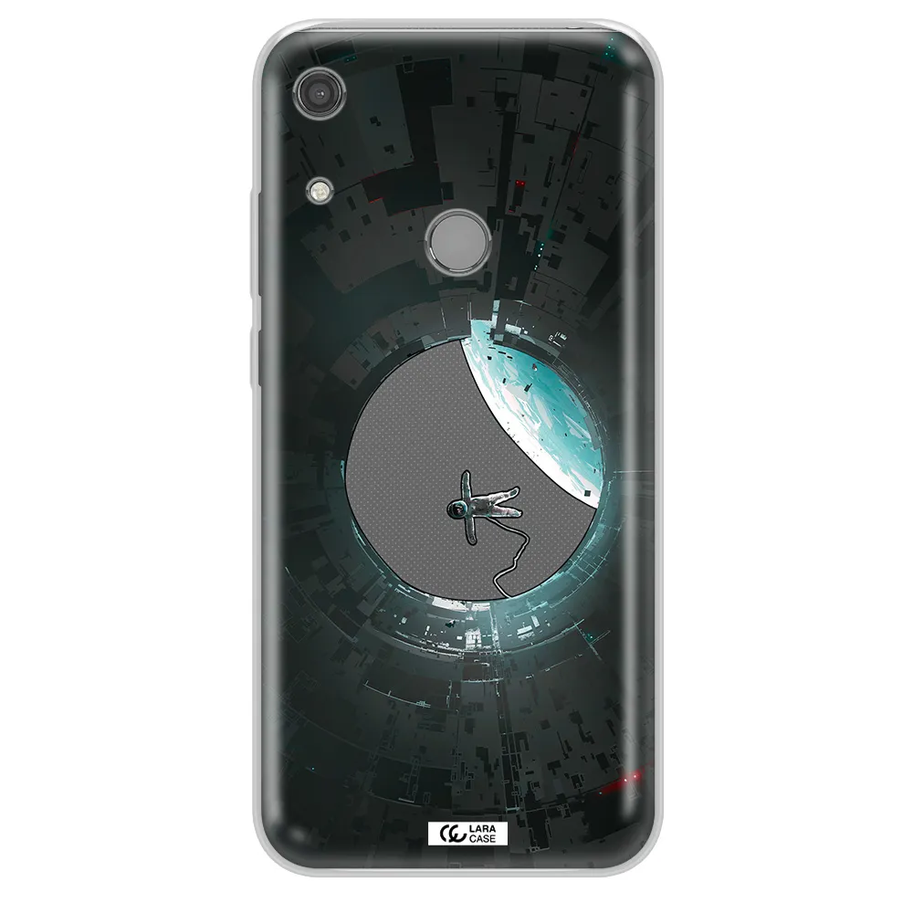 a astronaut in a space station Huawei Y6S Clear TPU Case