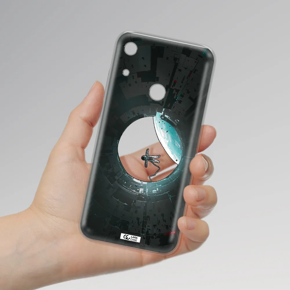 a astronaut in a space station Huawei Y6S Clear TPU Case