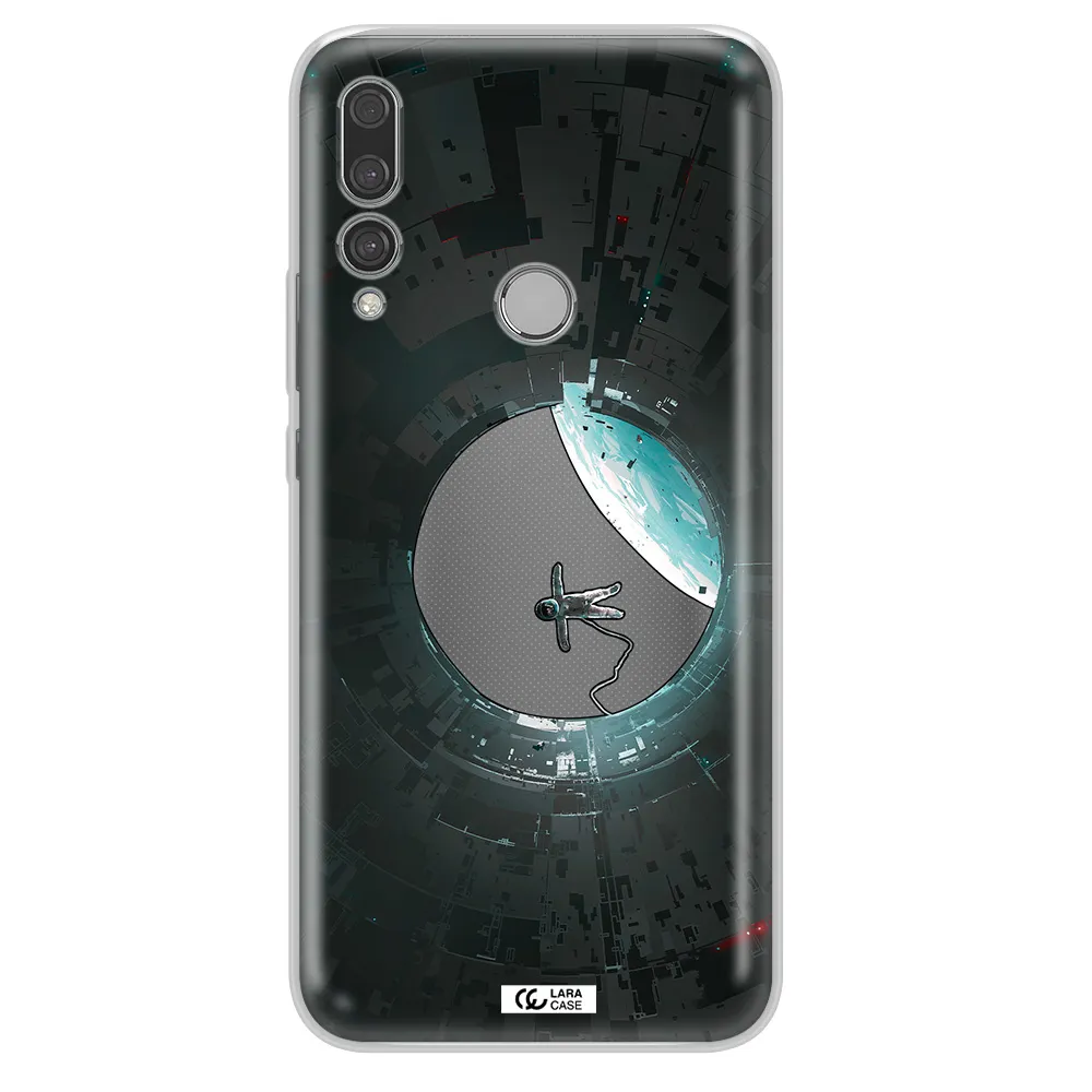 a astronaut in a space station Huawei Y9 Prime 2019 Clear TPU Case