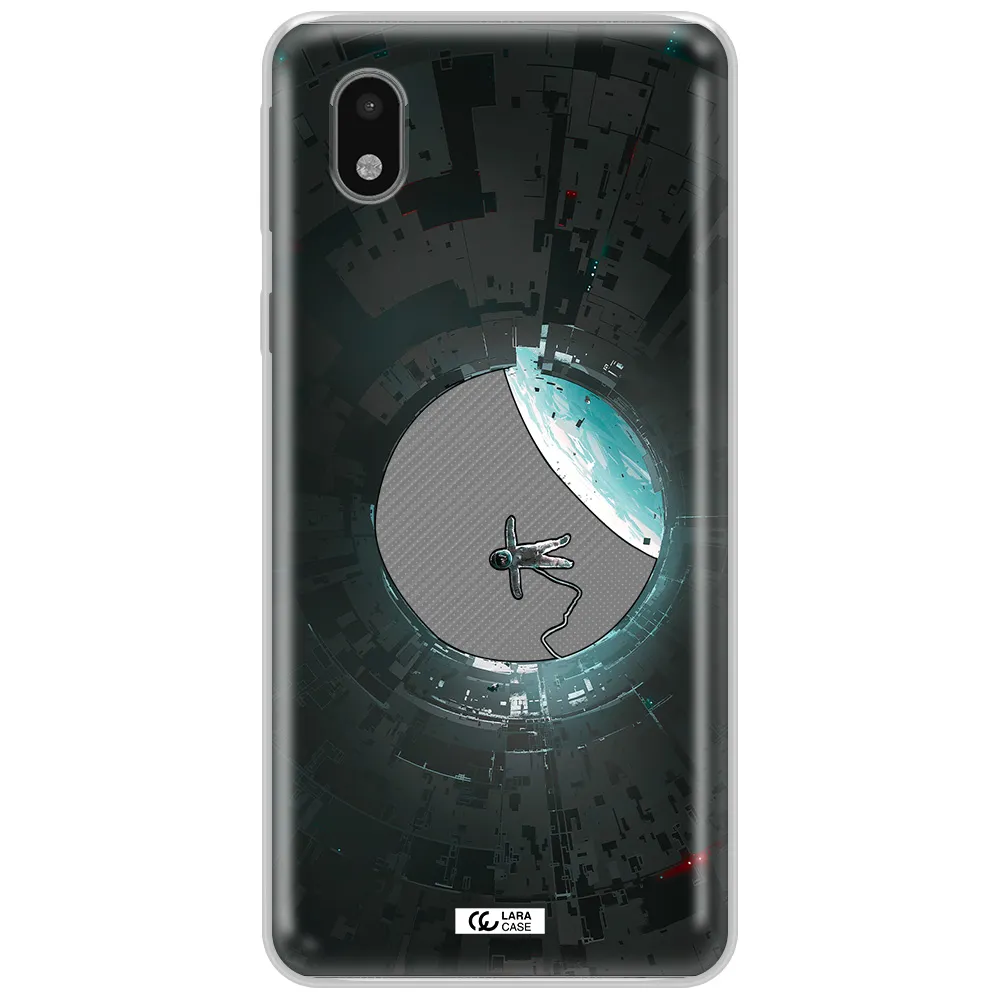 A Astronaut In A Space Station Samsung A01 Core Clear Tpu Case