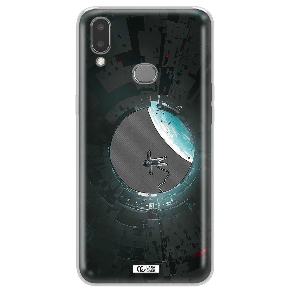 a astronaut in a space station Samsung A10S Clear TPU Case