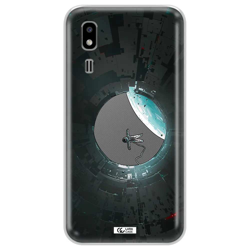 a astronaut in a space station Samsung A2 Core Clear TPU Case