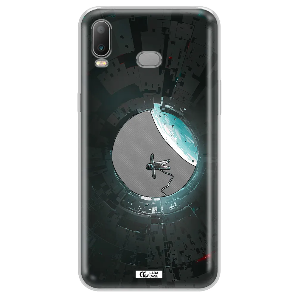 a astronaut in a space station Samsung A6S Clear TPU Case