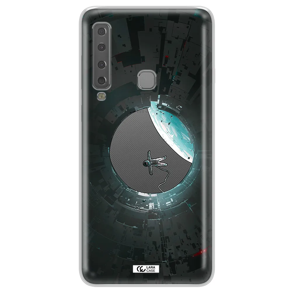 a astronaut in a space station Samsung A9 2018 Clear TPU Case
