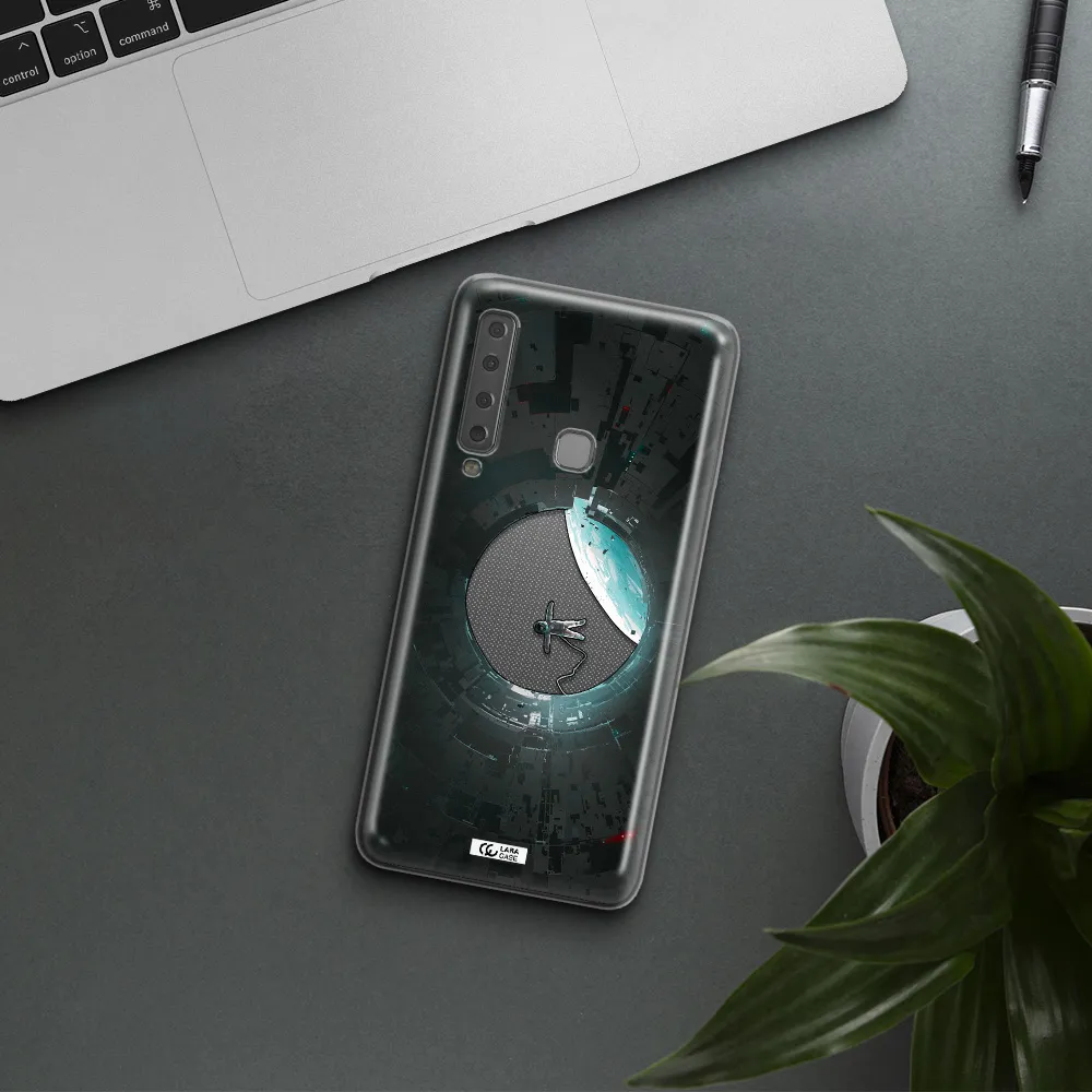 a astronaut in a space station Samsung A9 2018 Clear TPU Case