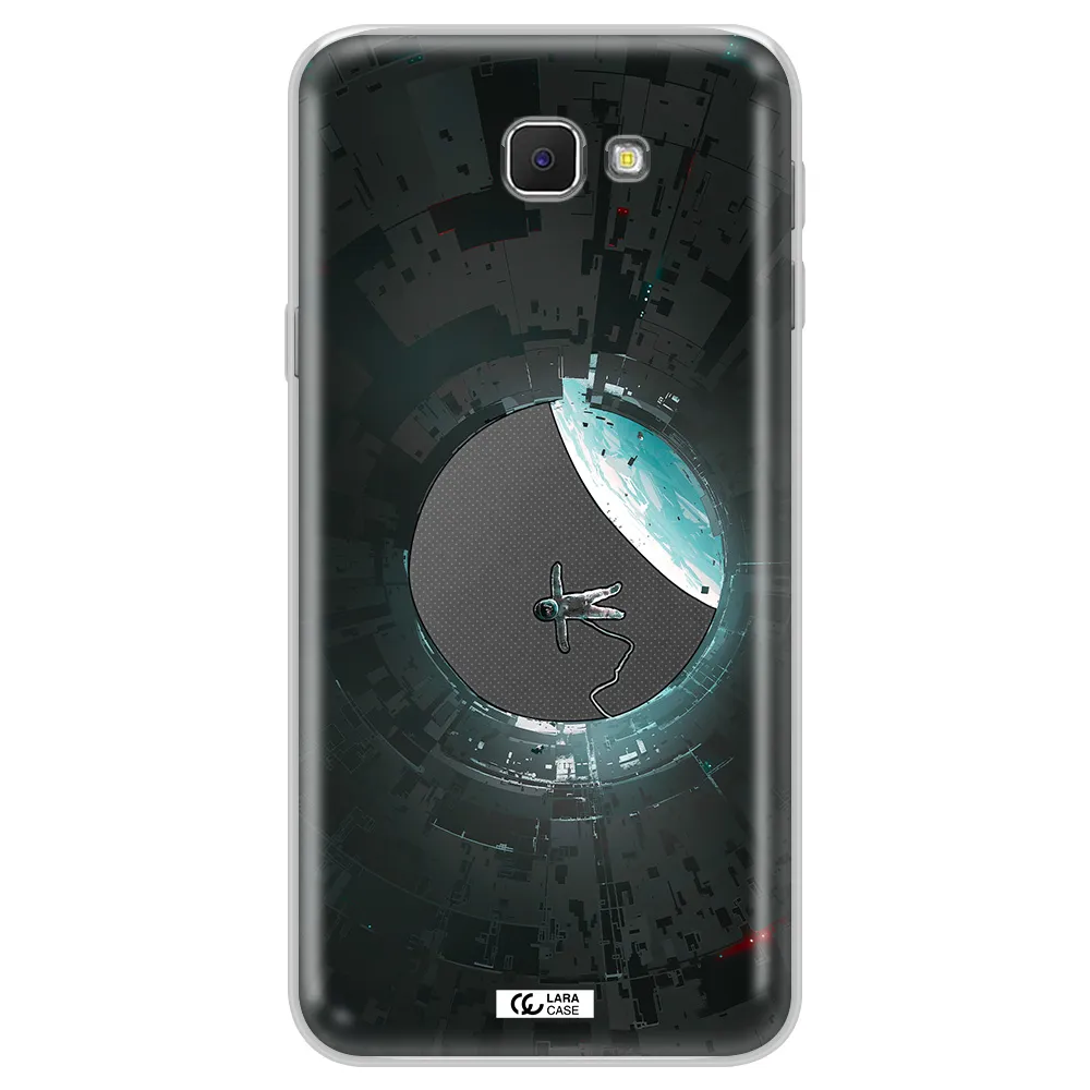 a astronaut in a space station Samsung J5 Prime Clear TPU Case