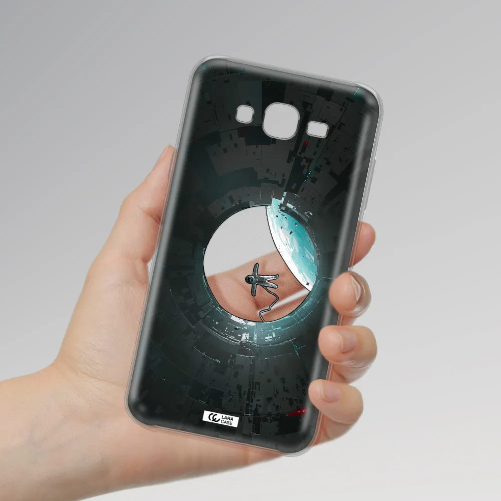 a astronaut in a space station Samsung J7 2015 Clear TPU Case