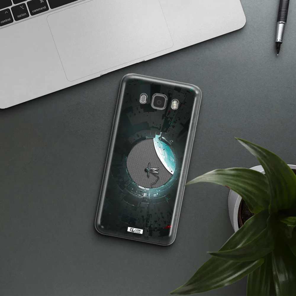 a astronaut in a space station Samsung J7 2016 Clear TPU Case