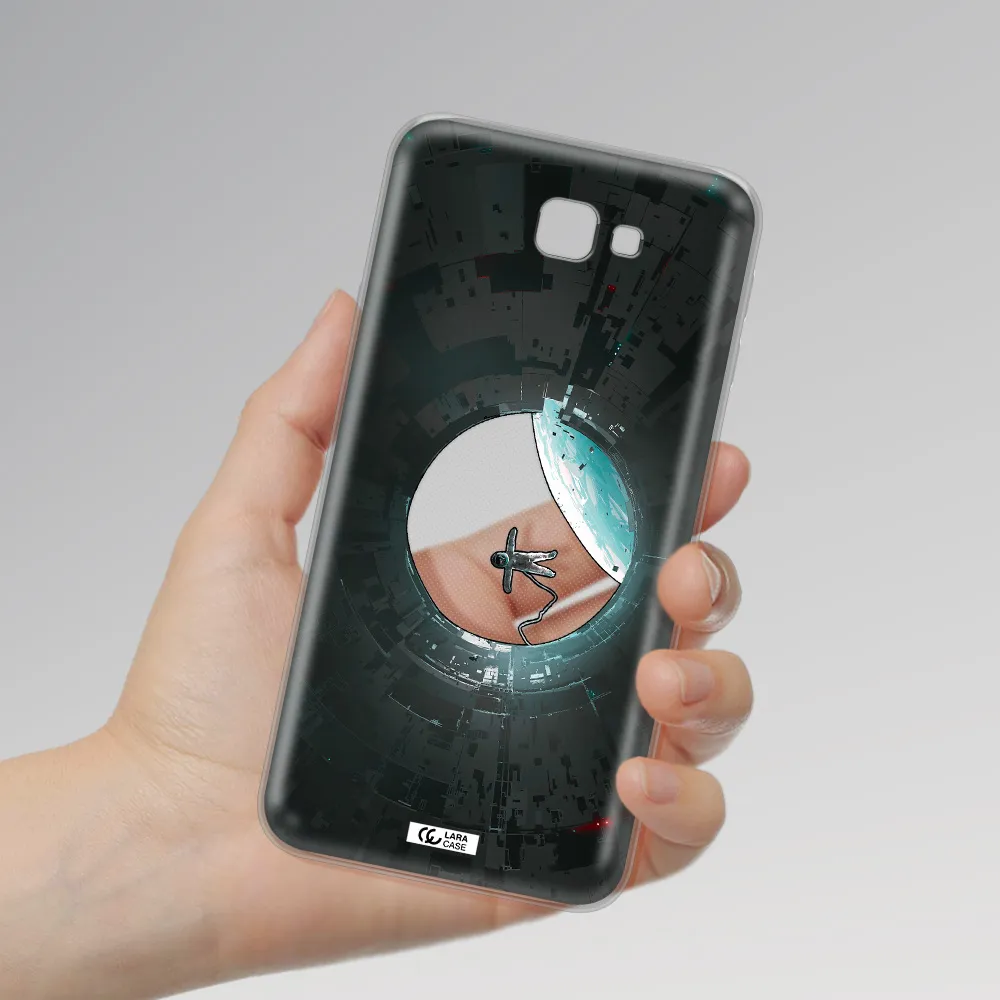 a astronaut in a space station Samsung J7 Prim Clear TPU Case