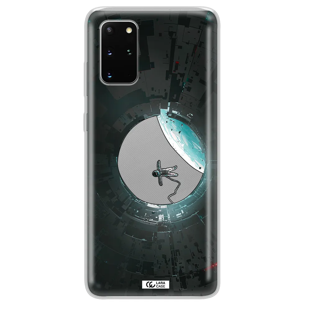 a astronaut in a space station Samsung S 20 Plus Clear TPU Case