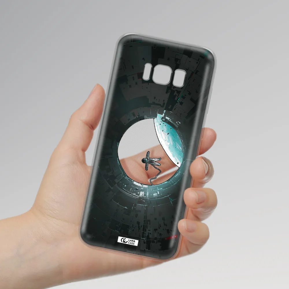 a astronaut in a space station Samsung S8 Plus Clear TPU Case
