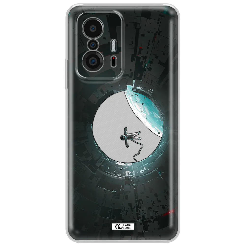 A Astronaut In A Space Station Xiaomi 11T Clear Tpu Case
