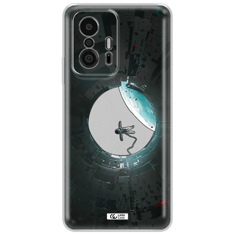 A Astronaut In A Space Station Xiaomi 11T Pro Clear Tpu Case