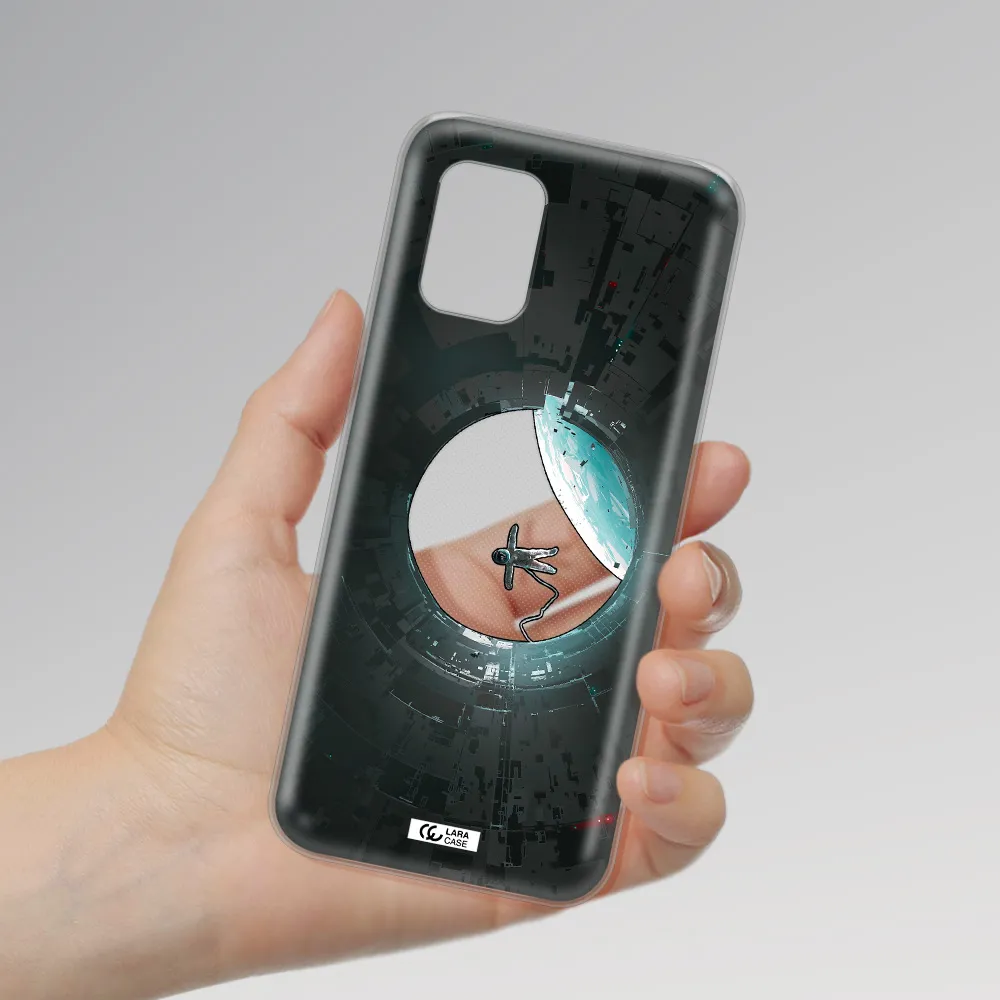 a astronaut in a space station Xiaomi Mi 10 Lite Clear TPU Case