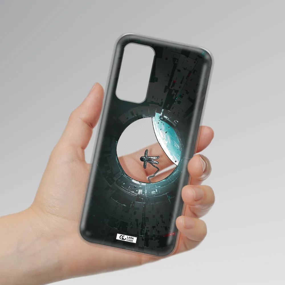 a astronaut in a space station Xiaomi Mi 10T Clear TPU Case
