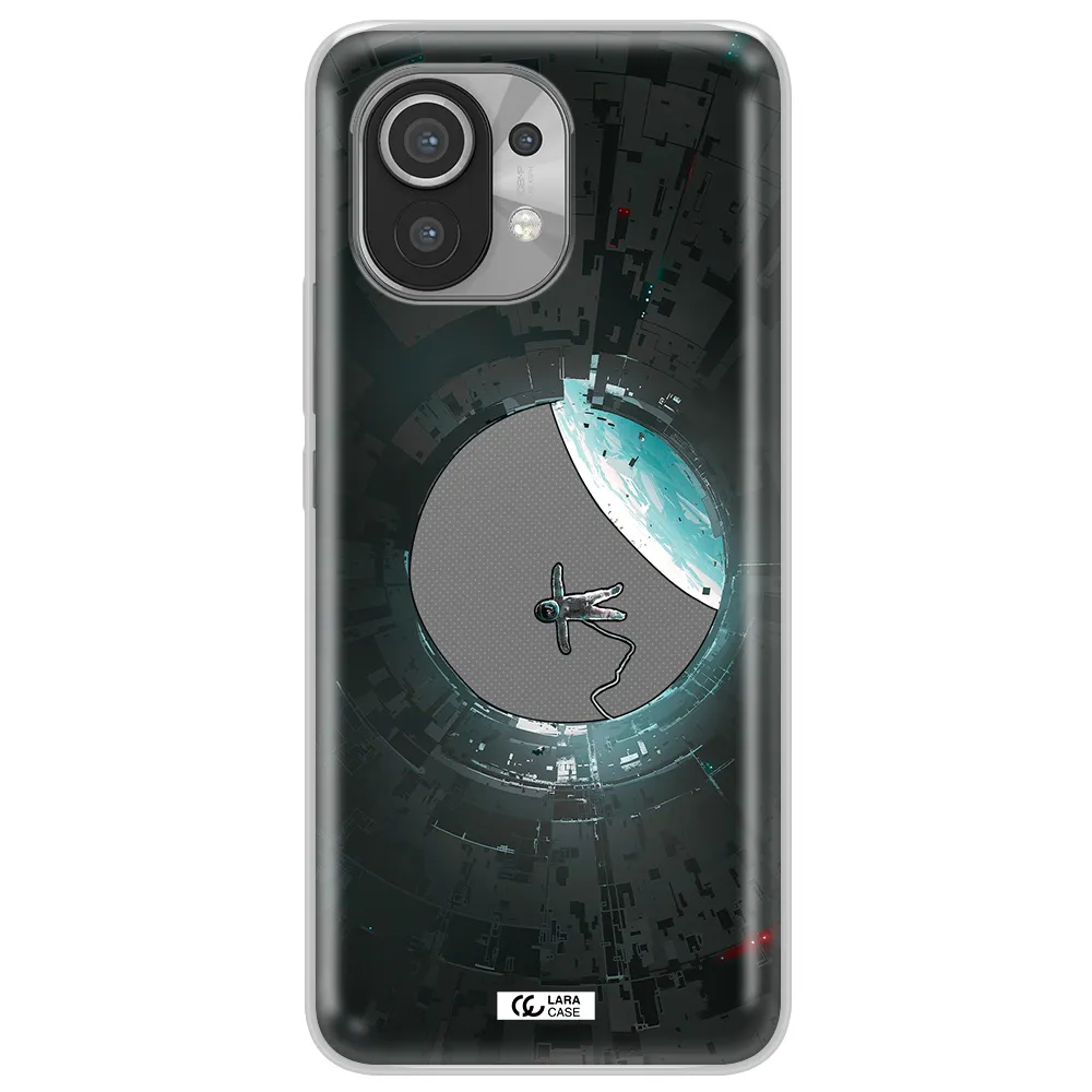 a astronaut in a space station Xiaomi Mi 11 Clear TPU Case