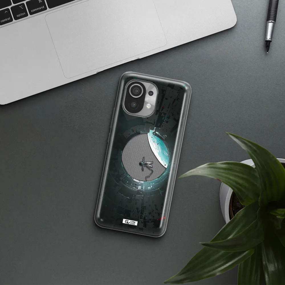 a astronaut in a space station Xiaomi Mi 11 Clear TPU Case
