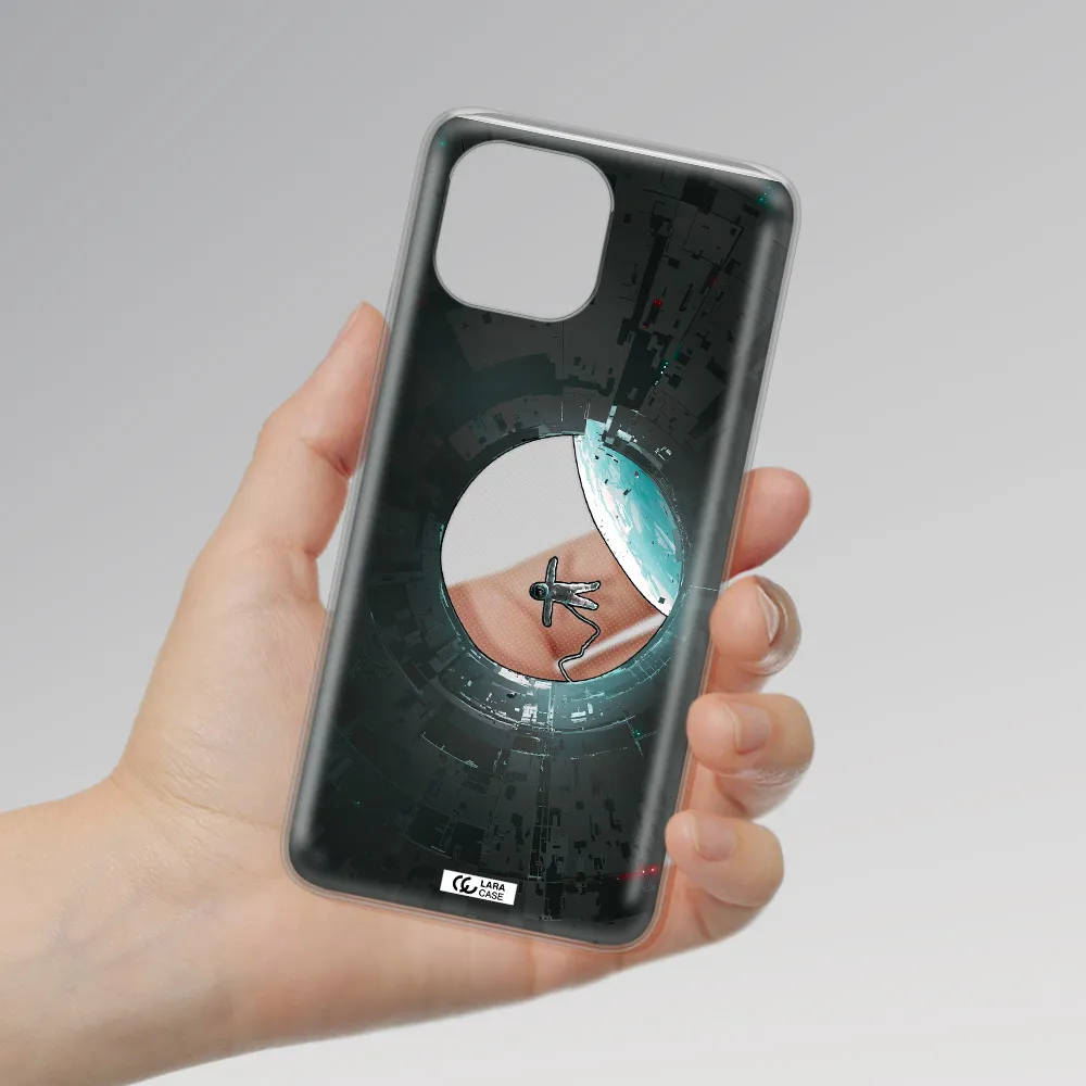 a astronaut in a space station Xiaomi Mi 11 Lite Clear TPU Case