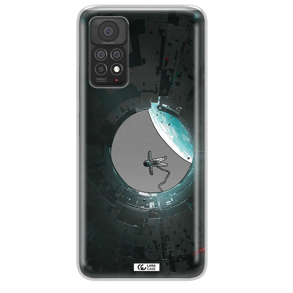 a astronaut in a space station Xiaomi Note 11 Pro Clear TPU Case