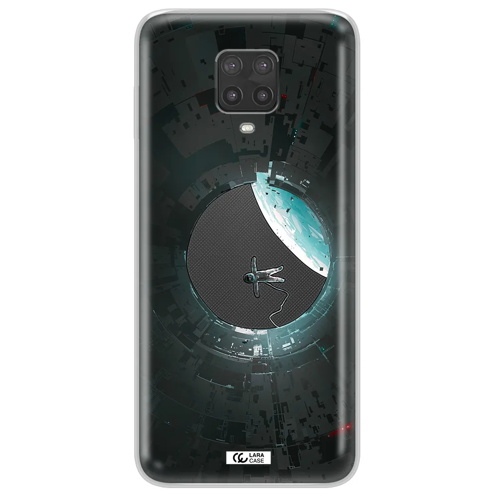 a astronaut in a space station Xiaomi Note 9 Pro Clear TPU Case