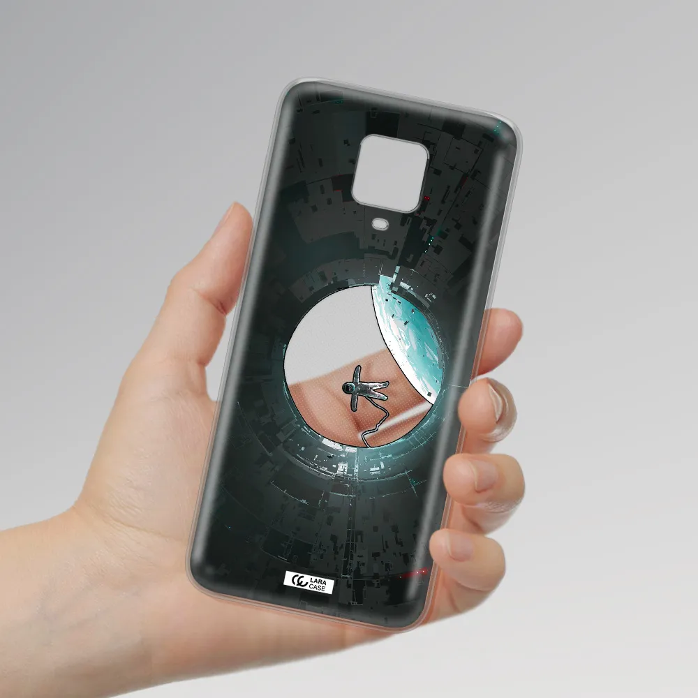 a astronaut in a space station Xiaomi Note 9 Pro Clear TPU Case