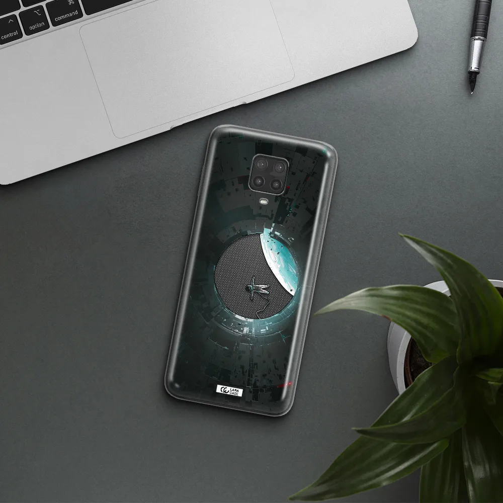 a astronaut in a space station Xiaomi Note 9 Pro Clear TPU Case