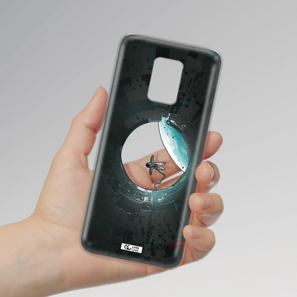 a astronaut in a space station Xiaomi Note 9S Clear TPU Case