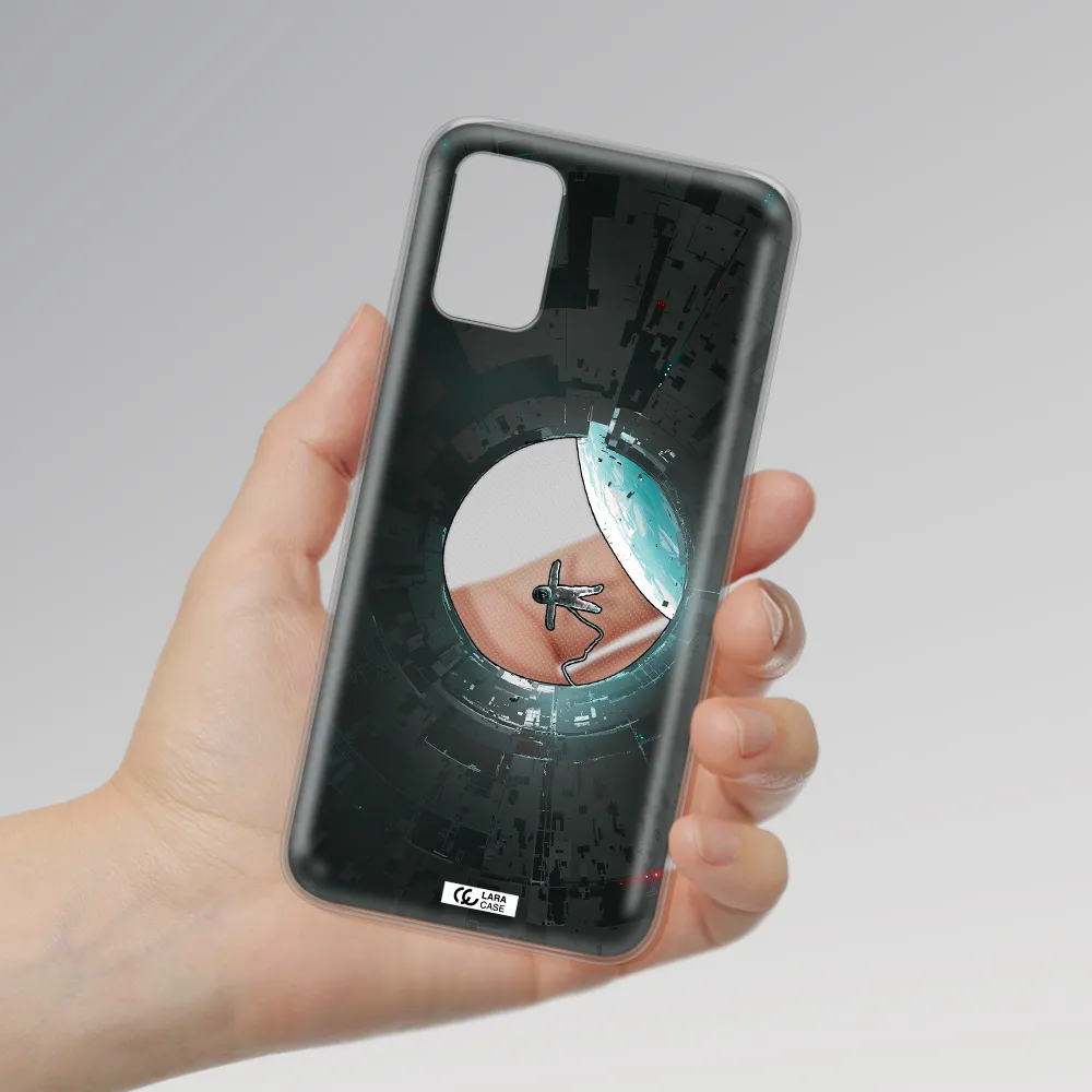 a astronaut in a space station Xiaomi Poco M3 Clear TPU Case