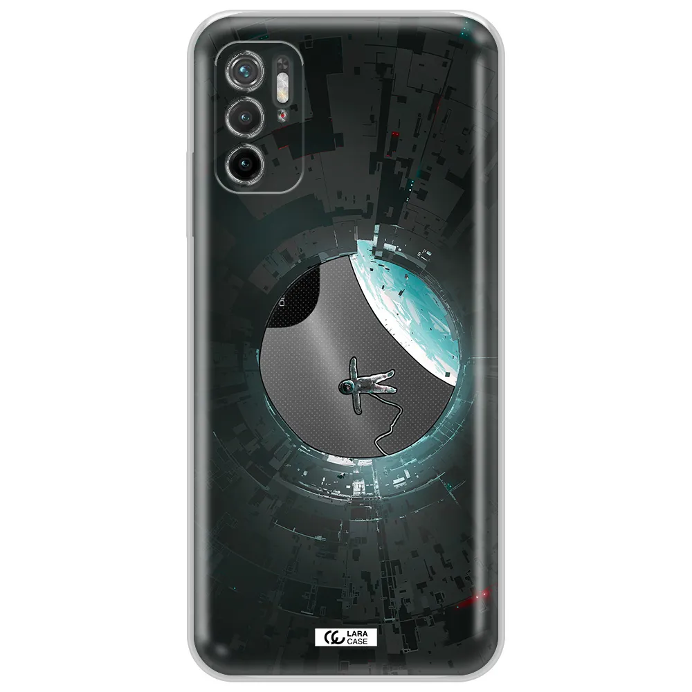 A Astronaut In A Space Station Xiaomi Poco M4 Pro 5G Clear Tpu Case