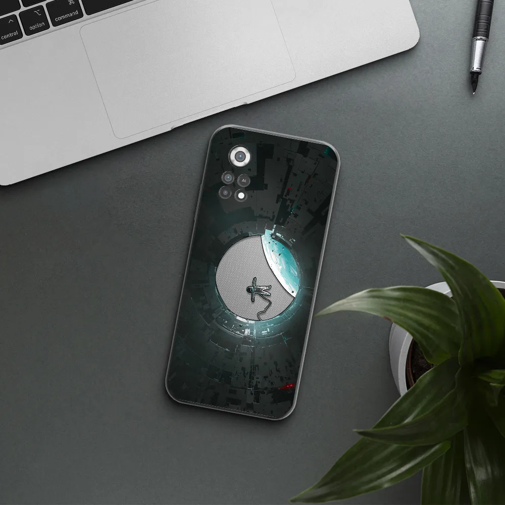 a astronaut in a space station Xiaomi Poco X4 Pro Clear TPU Case