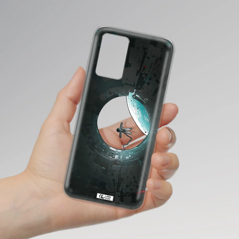 a astronaut in a space station Xiaomi Redmi 10 Clear TPU Case