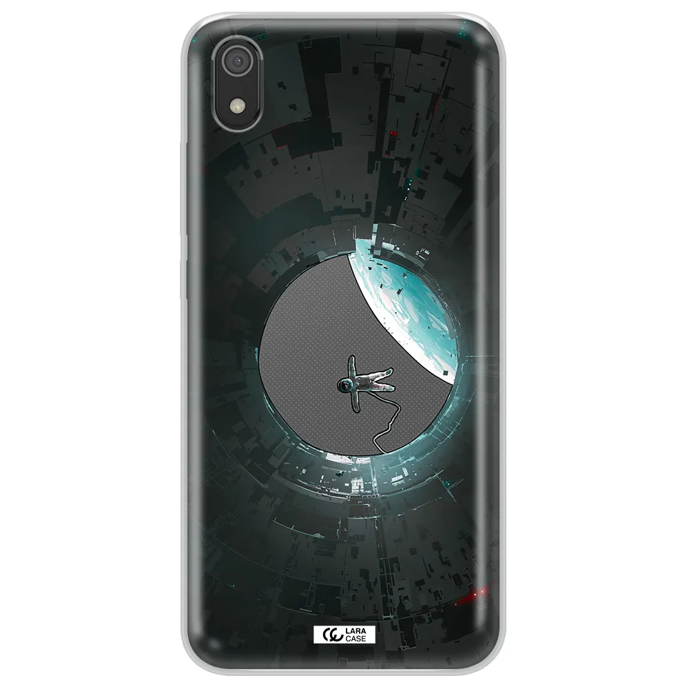 a astronaut in a space station Xiaomi Redmi 7A Clear TPU Case
