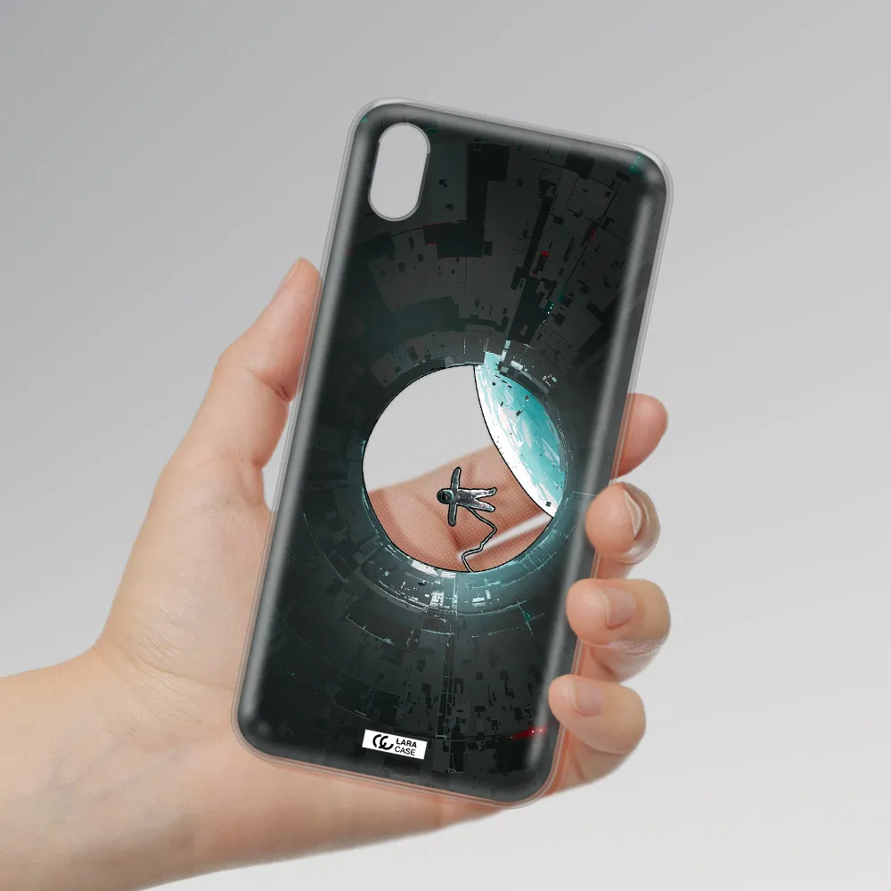 a astronaut in a space station Xiaomi Redmi 7A Clear TPU Case