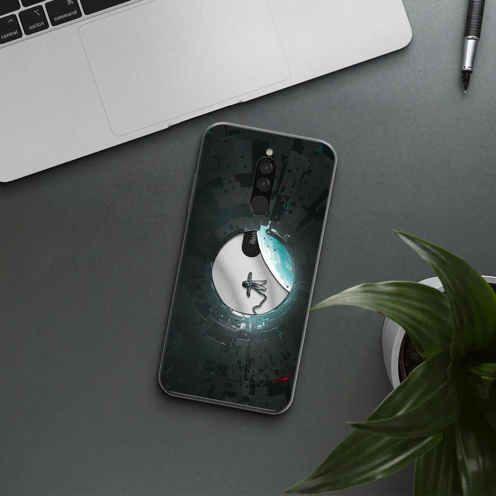 A Astronaut In A Space Station Xiaomi Redmi 8 Clear Tpu Case