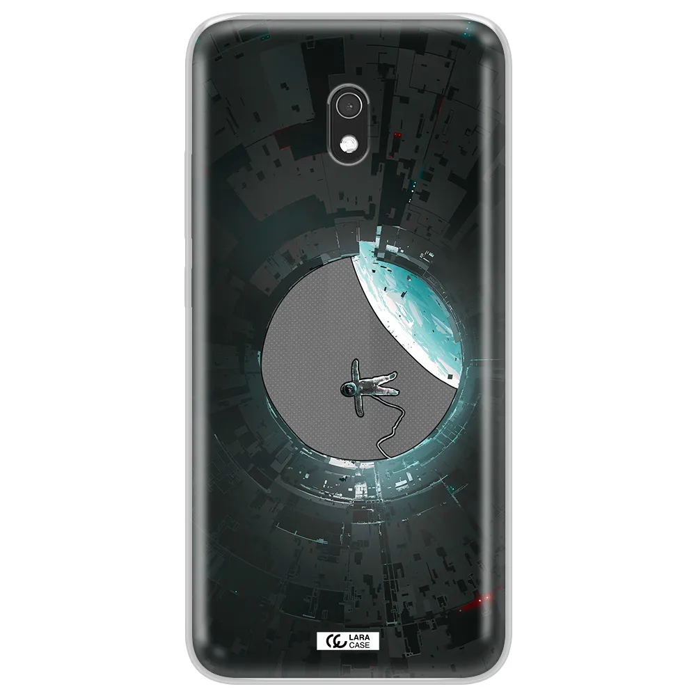 a astronaut in a space station Xiaomi Redmi 8A Clear TPU Case