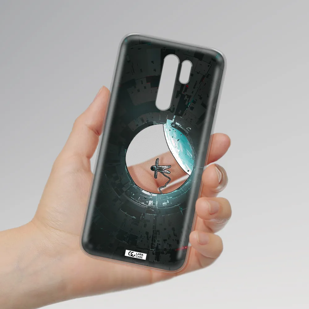 a astronaut in a space station Xiaomi Redmi 9 Clear TPU Case