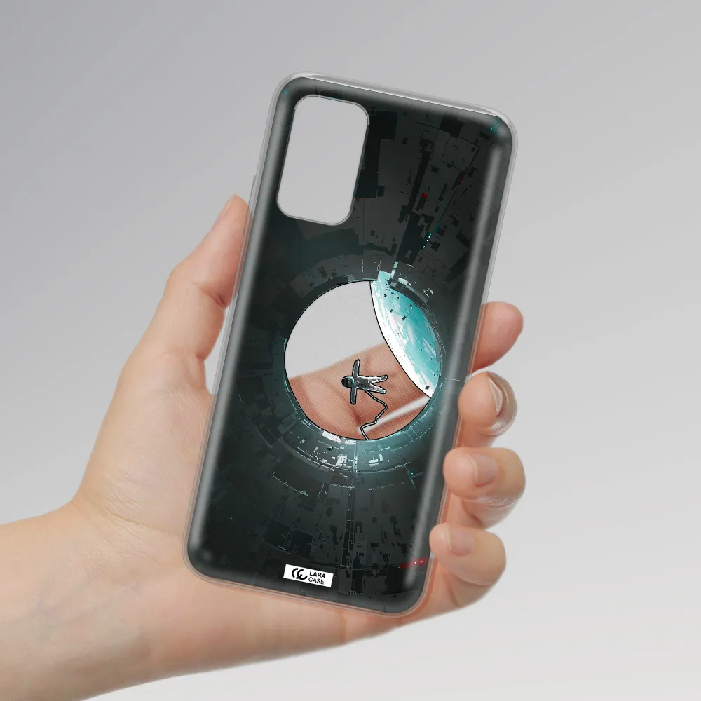 a astronaut in a space station Xiaomi Redmi 9T Clear TPU Case