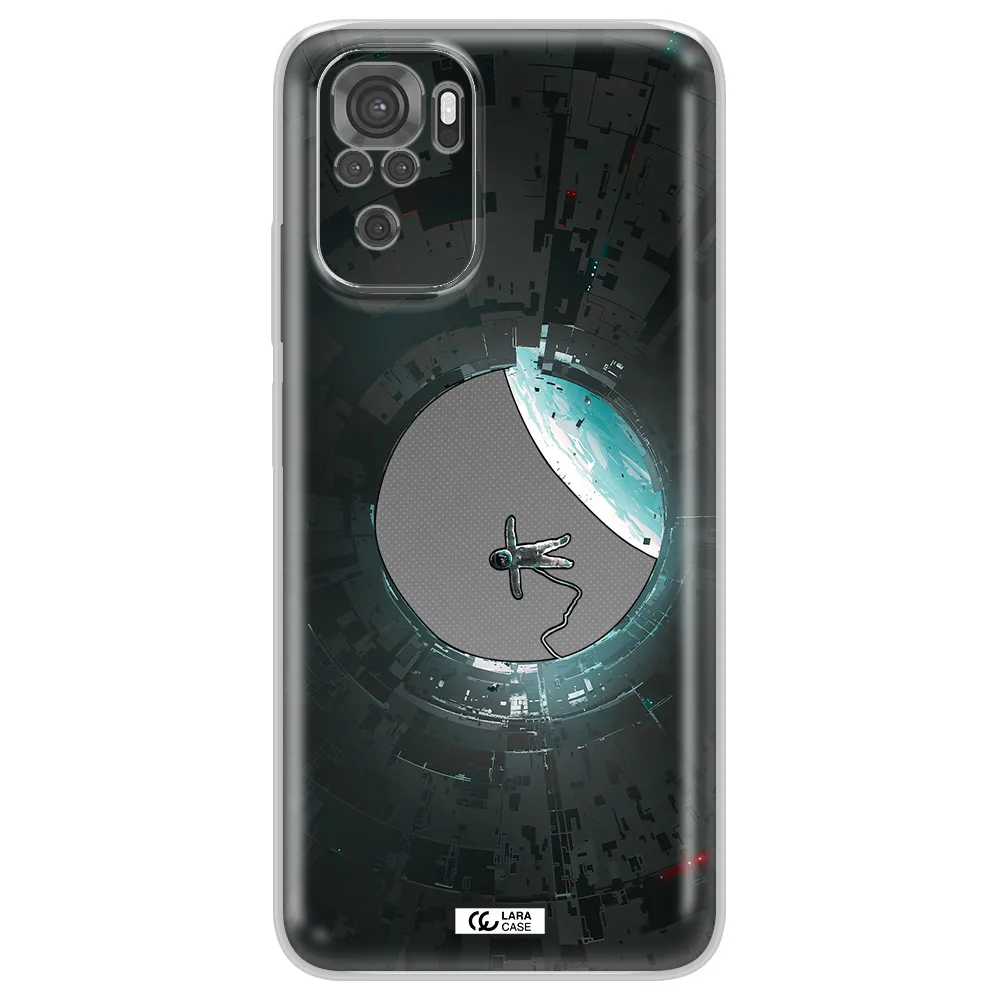 A Astronaut In A Space Station Xiaomi Redmi Note 10S Clear Tpu Case