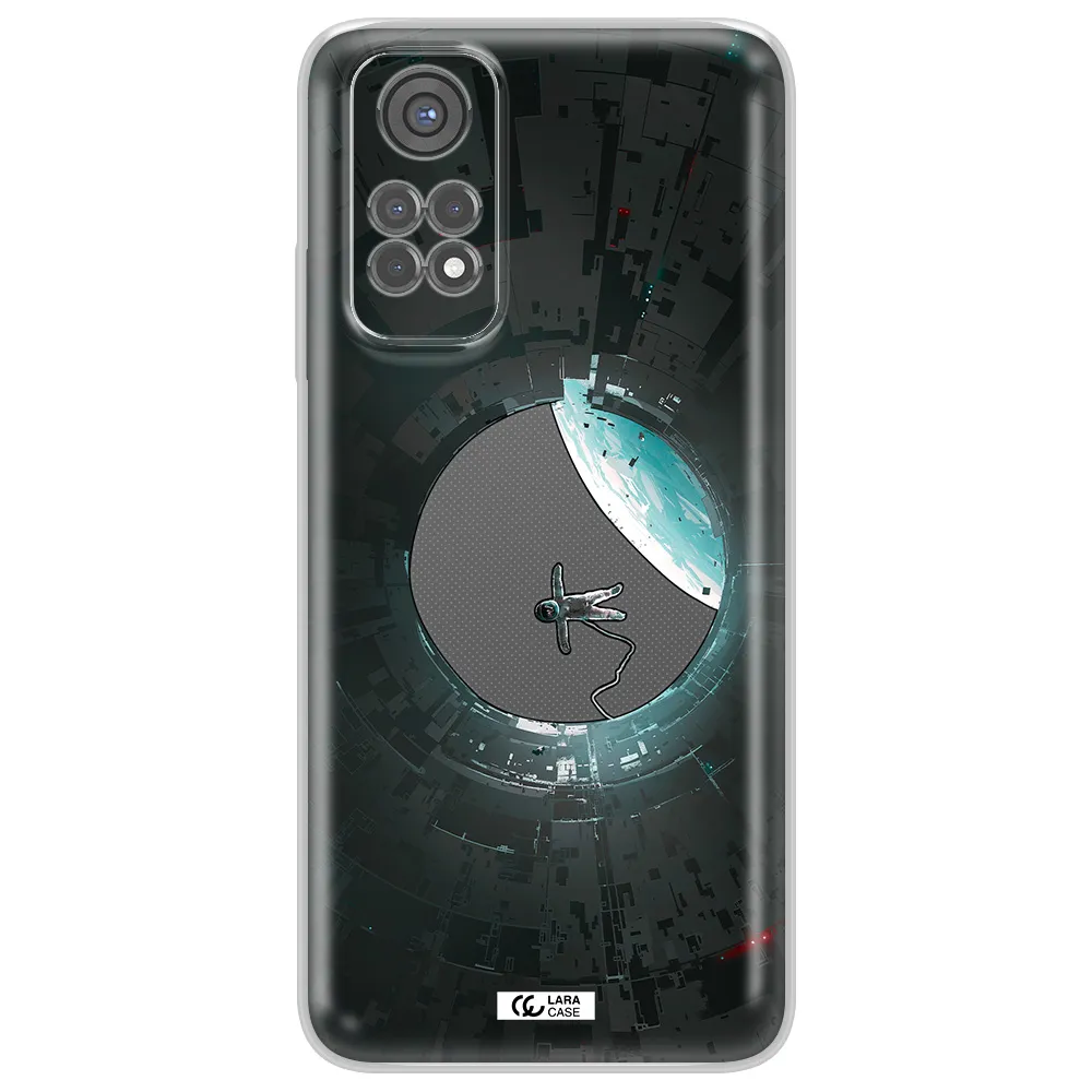 A Astronaut In A Space Station Xiaomi Redmi Note 11S Clear Tpu Case