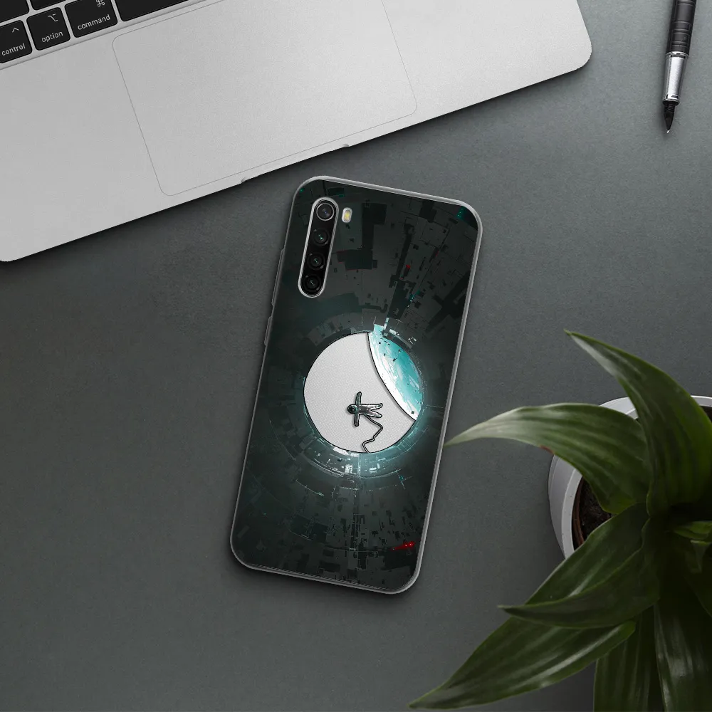 A Astronaut In A Space Station Xiaomi Redmi Note 8T Clear Tpu Case