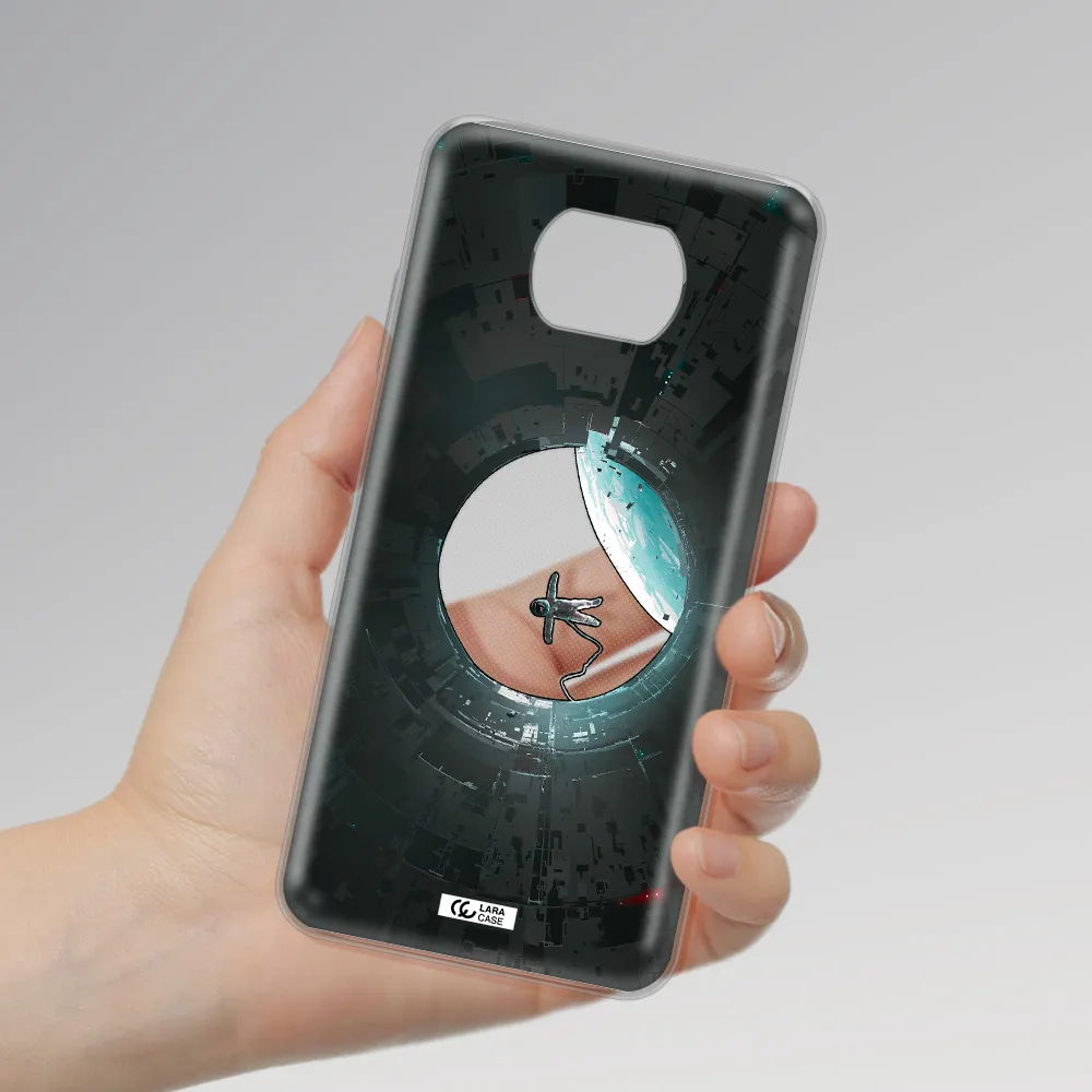 A Astronaut In A Space Station Xiaomi Redmi Note 9T Clear Tpu Case