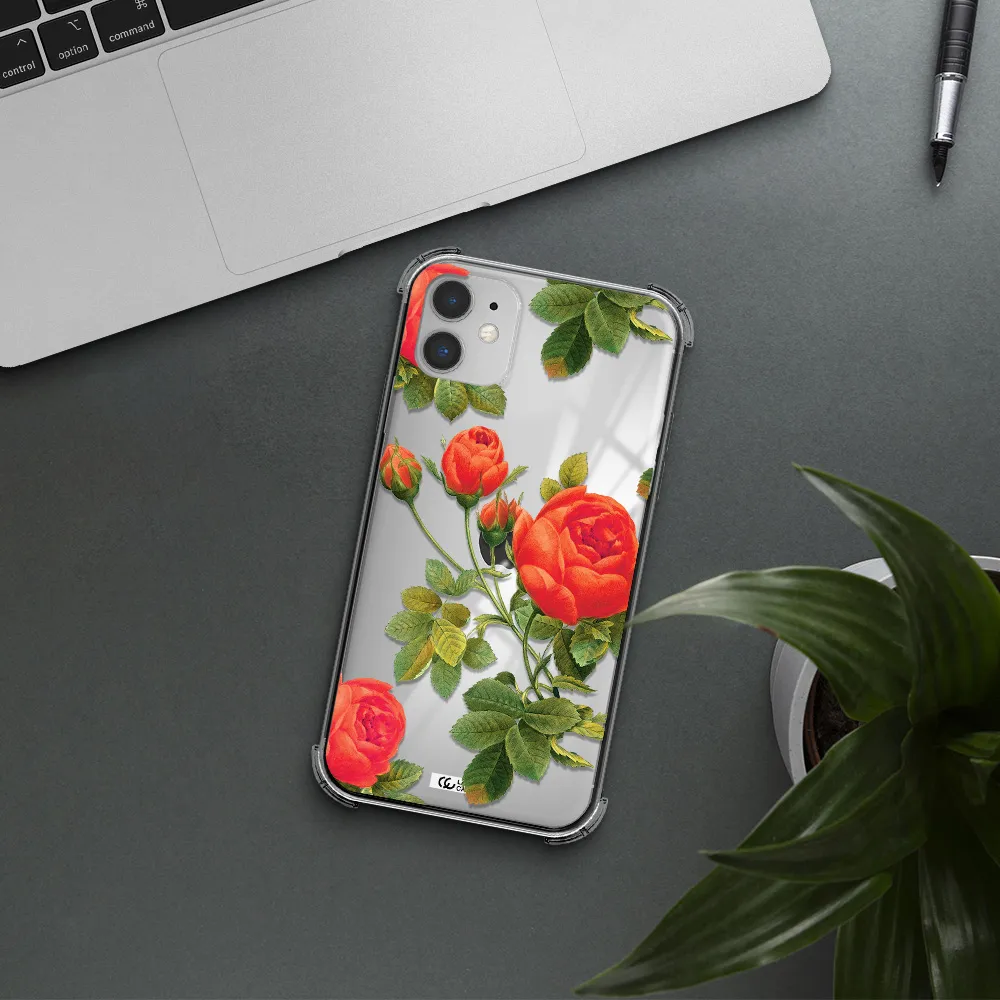 a close-up of a flower Apple iPhone 11 Clear PC Case